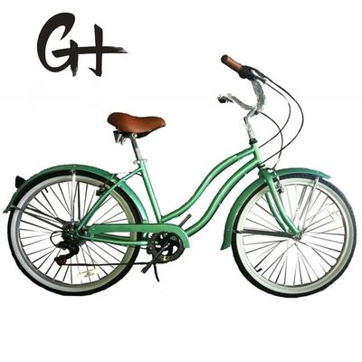 26&quot; Shimano 7 Speed Vrouwen Lady USA 26*2.125 Meisje Witte band Beach Cruiser Speed Bike