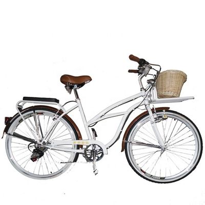 26&quot; Shimano 7 Speed Vrouwen Lady USA 26*2.125 Meisje Witte band Beach Cruiser Speed Bike
