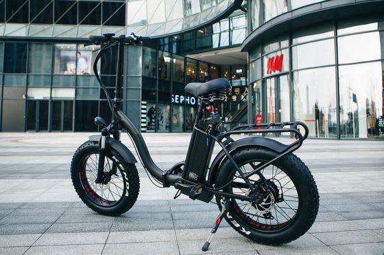 7 snelheid 20 " 48V 750W 14AH 20MPH Lithiumbatterij OEM UL2849 USA Markt Volwassenen Vrouwen Vrouwen Elektrische vouwbare sneeuw Grote platte band fiets