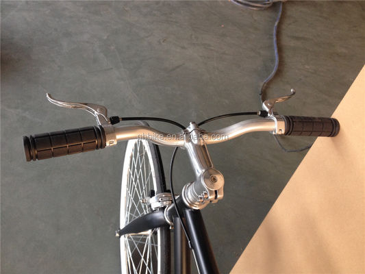 Gewone Pedal Fixie Bike 700c Single Speed Fixed Gear Bike met Double V Brake