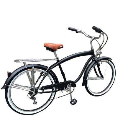 17 kg lichtgewicht 26 inch hard frame niet-achteraf dempende 7 snelheden mannen Beach Cruiser fietsen