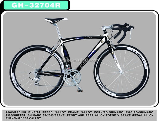 Customized 700C Aluminium Alloy Fixed Gear Bike met 13kg Gloss Gewicht en Pantone Kleur