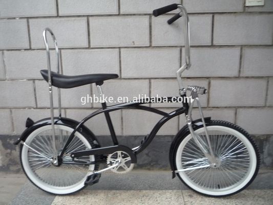 Hard Frame Zwart Kleur Sportgoed Beach Cruiser Fiets met Aluminium Alloy Rim Material