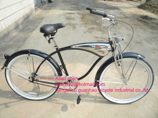 26&quot; Spring Suspension Fork Beach Cruiser Bike Vintage City Bike met CE ISO9001 CPSC
