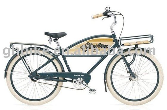 Mensen 26&quot; Beach Cruiser Bike met mand en Carrier CE gecertificeerde Nexus 3 Speed Bike