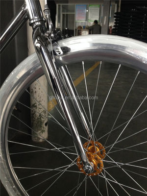 Wellgo Pedal Equipped Vintage Fixie Fixed Gear Bike Een nostalgische rit voor de moderne tijd