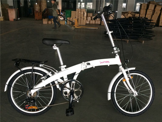 Lichte 20 inch volwassen unisex vouwfiets met 7 snelheid aluminium lasco wielstel