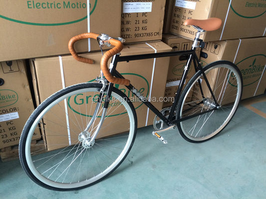 700C Single Speed Fixed Gear Bike met R Caliper Brake Vintage Drop Bar Fixie Fiets