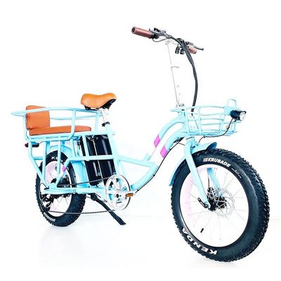 20" 48V 1000W Dual Batterijen 34AH Lithiumbatterij 50KM/H Achter Hub Motor Sneeuw Electric Bike
