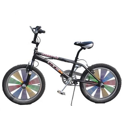 Aluminium draad stam BMX 20 inch kleurrijke 130H Spoken Chinese CE Kid Freestyle fiets