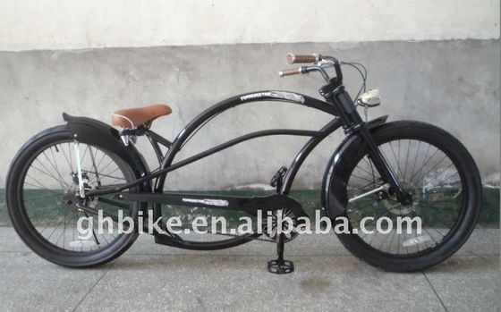 24&quot; mannen en dames mode chopper strand cruiser fiets fiets met glans gewicht van 19kg
