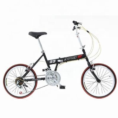 Dubbele V-rem 20&quot; Hi-Ten staal frame vouwfiets Chinees met Shimano 7 snelheden