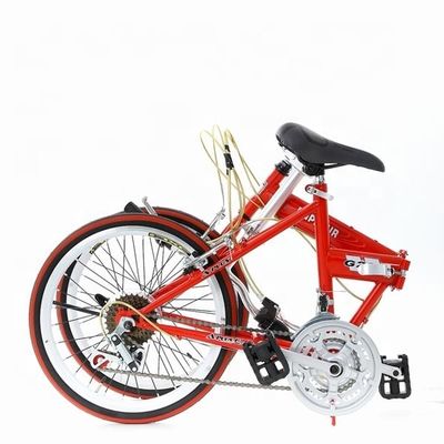 Dubbele V-rem 20&quot; Hi-Ten staal frame vouwfiets Chinees met Shimano 7 snelheden