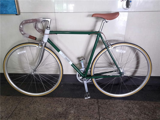 Rijd in stijl Vintage mannen fiets met staal vork en Kenda 700C banden