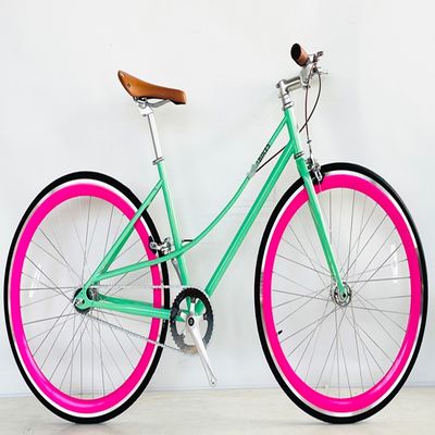 Rijd in stijl Vintage mannen fiets met staal vork en Kenda 700C banden