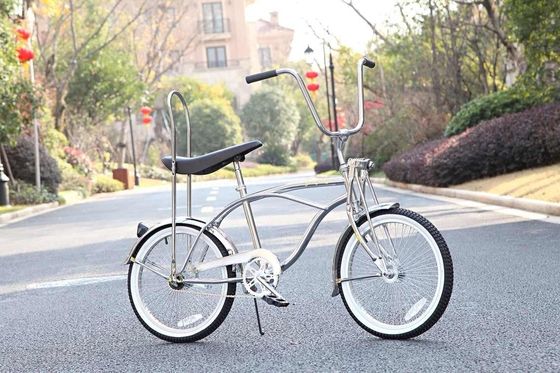 CE gecertificeerd 20&quot; Sliver CP Steel Frame Coaster Brake Beach Cruiser Lowrider Fiets