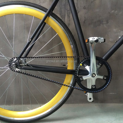 Alloy Pedal 2016 High End Men Style 700C Single Speed Belt Drive Road Bike/Fixie Bike in elke kleur