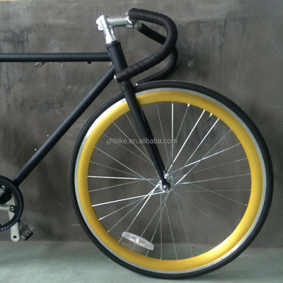 Alloy Pedal 2016 High End Men Style 700C Single Speed Belt Drive Road Bike/Fixie Bike in elke kleur