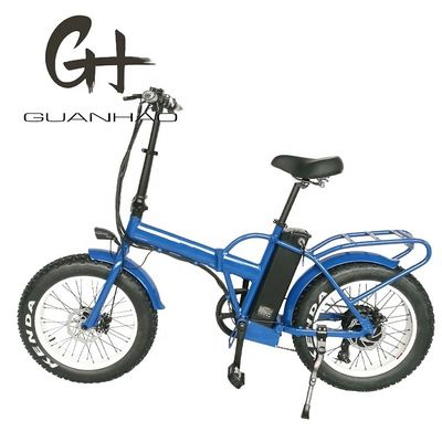 20&quot; elektrische opvouwbare fiets met 48V 500W motor 14AH lithiumbatterij en 40KM/h topsnelheid