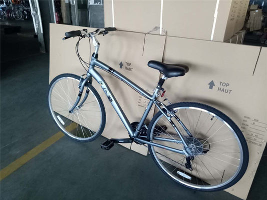 Aanpassen Aluminium Frame 21S Dames Urban Bike Fitness Bikes Hybride fiets voor volwassenen