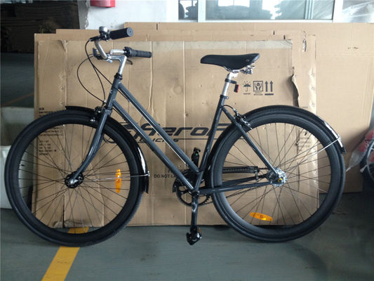 3 Speed Step Through Lady Women City Cruiser Retro Fiets 1.7m Lengte Vintage stijl