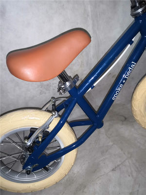 Staal vork en frame balans fiets voor kinderen 3-5 jaar oud Blauwe kleur 12 inch