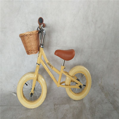 Stalen vork materiaal Banwood Retro Kids Balance Bike 12 Aanpassen en met 12 inch