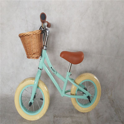 Stalen vork materiaal Banwood Retro Kids Balance Bike 12 Aanpassen en met 12 inch