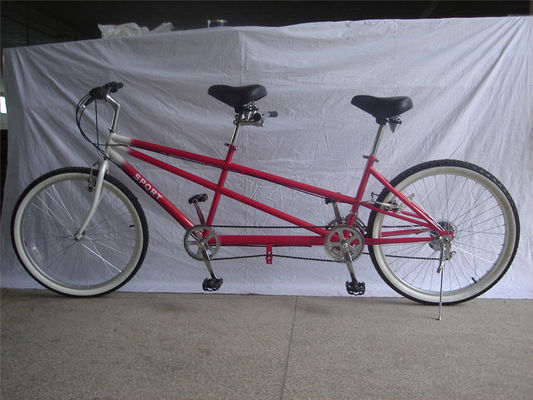 Hard Frame Tandem Fiets 26 Inch Touring en Leisure Volwassenen Cruiser Dubbele zitplaatsen Fiets