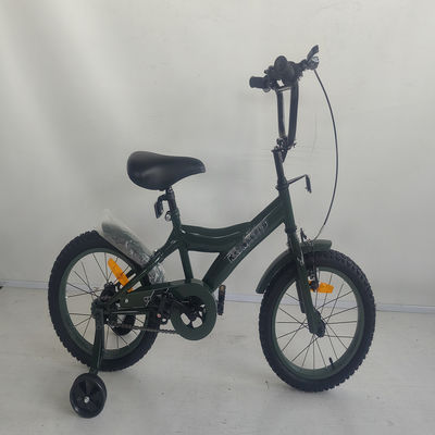 16 inch kinderfietsen met trainerwielen Double V Brake Steel Fork