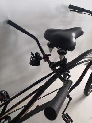 CE gecertificeerd staal frame 26 &quot;Shimano 7 snelheden Beach Cruiser Tandem Bike voor twee ruiters