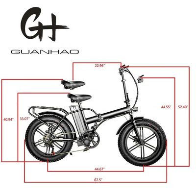High Speed 20&quot; 750W elektrische fiets met 4.0 Big Snow Tire en MagWheel BaFang Motor