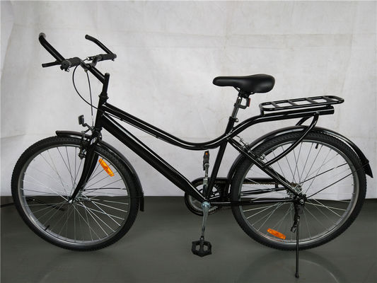 1.7m Lengte Zwart Kleur Single Speed Step Through Hybrid Bike 17kg Bruto Gewicht