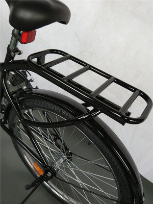 1.7m Lengte Zwart Kleur Single Speed Step Through Hybrid Bike 17kg Bruto Gewicht