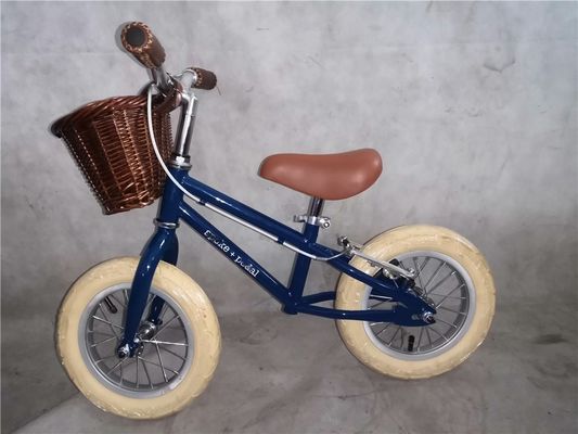 2022 Style Kids Wandeling Bike voor Baby met Front Wicker Basket en Wanda 12 inch banden