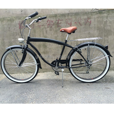 Comfortabele en duurzame mannen 6 Speed Beach Cruiser fiets met 170mm Crankset