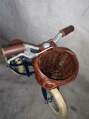 2022 Style Kids Wandeling Bike voor Baby met Front Wicker Basket en Wanda 12 inch banden