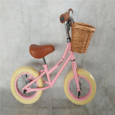 2022 Style Kids Wandeling Bike voor Baby met Front Wicker Basket en Wanda 12 inch banden