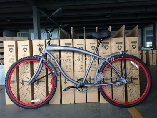 Stadsfiets Glanz Gewicht 19kg Steel Fork Beach Cruiser Fiets voor stadsrijden