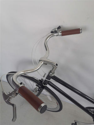 Voor- en achterwiel V rem 7 snelheid 26 inch fiets maat volwassen vrouwen stad cruiser fiets met hard frame