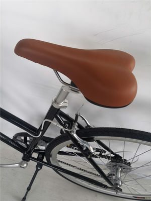 Voor- en achterwiel V rem 7 snelheid 26 inch fiets maat volwassen vrouwen stad cruiser fiets met hard frame