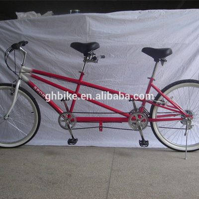 Aluminium Alloy Rim Material 26 &quot;Low Rider Tandem Bike voor 2 of 3 personen Alloy Crank