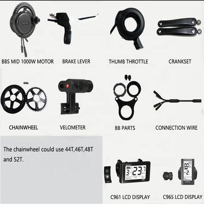 BAFANG G320 Midden M615 750W/1000W Borstelloze 8fun BBSHD-48V Elektrische fiets Motor Kit