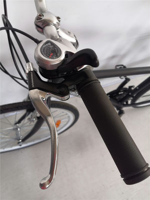Promax Crank 1.8m Aluminium Frame 21S Comfort Fitness Hybrid Bike voor volwassenen