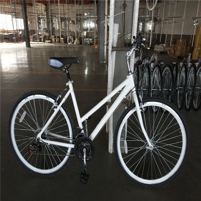 21 Speed Step Through Women Cycle Urban Lady City Hybrid Bike met dubbele V rem