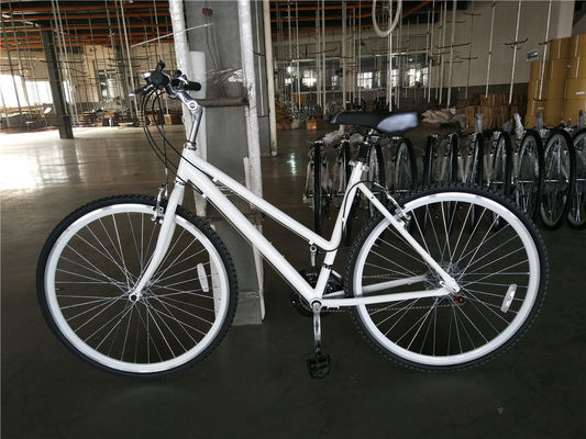 21 Speed Step Through Women Cycle Urban Lady City Hybrid Bike met dubbele V rem