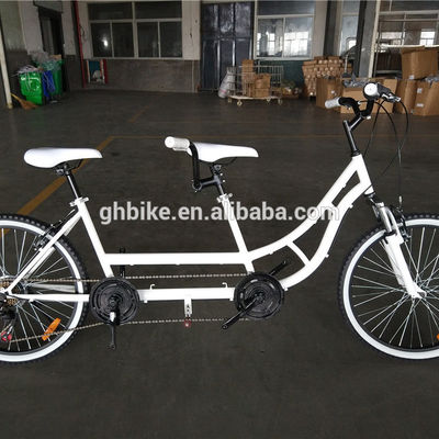 Aluminiumlegering 21-snelheid dubbel zittende tandemfiets voor 23kg-rijders