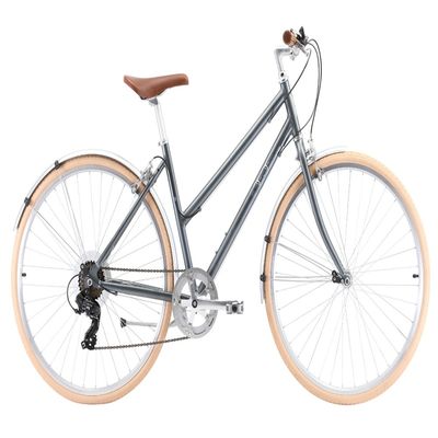 Aanpassen Vintage Lady Fiets Retro Vrouwen Fiets Chrome Fietsen met 3 versnellingen