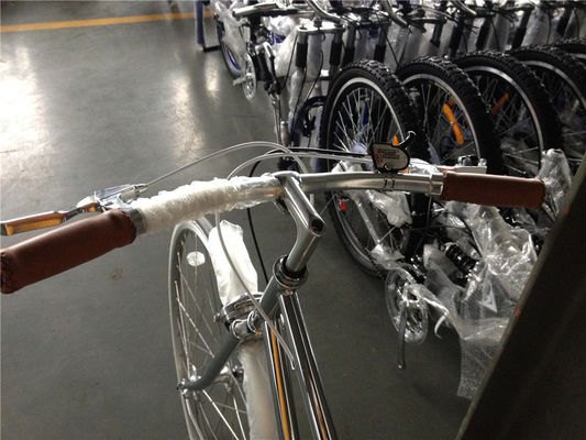 Aanpassen Vintage Lady Fiets Retro Vrouwen Fiets Chrome Fietsen met 3 versnellingen