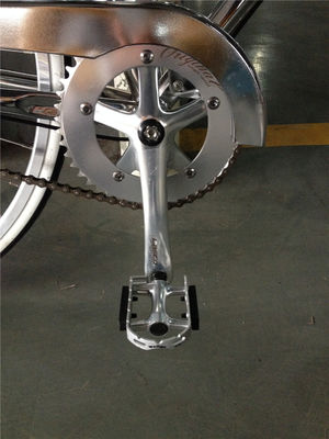 Aanpassen Vintage Lady Fiets Retro Vrouwen Fiets Chrome Fietsen met 3 versnellingen